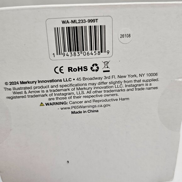 New West & Arrow Color Changing LED Polar Bear Squishy Mood Light Night NIB - Picture 9 of 9